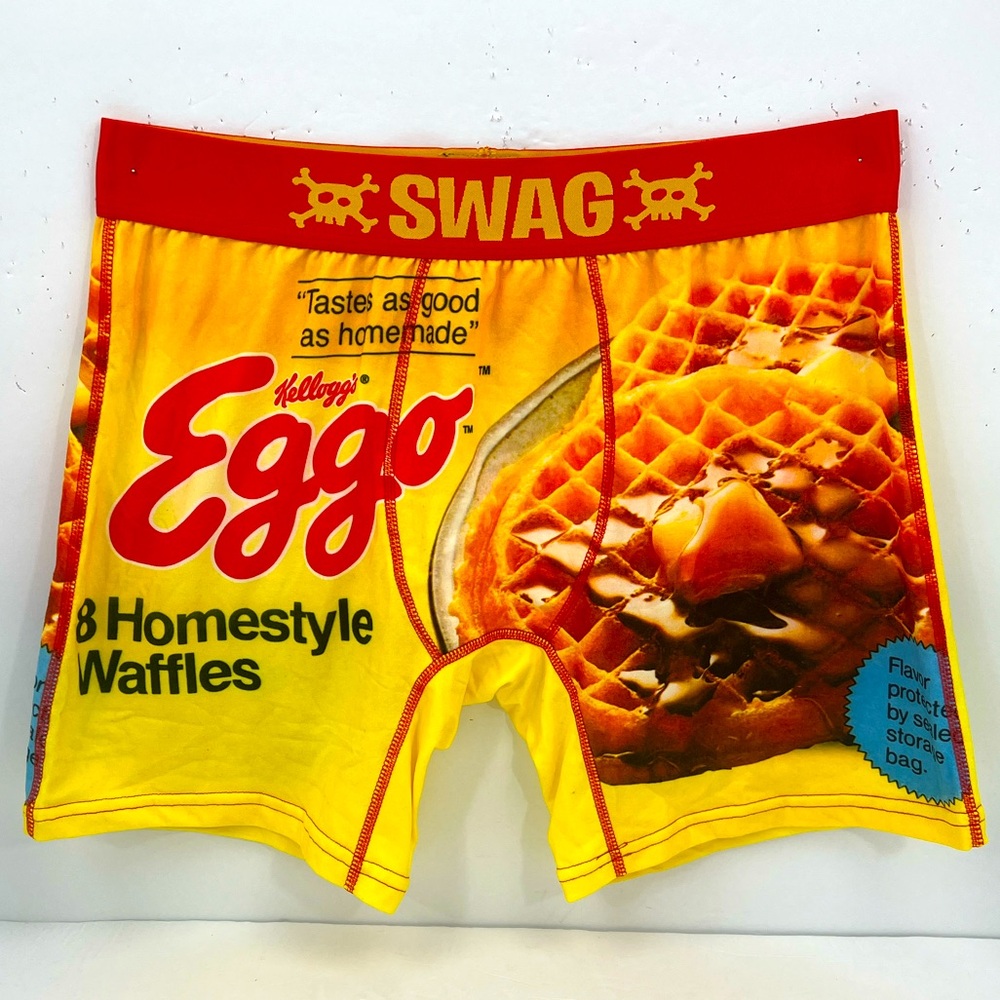 SWAG, EGGO MEN’S BOXER BRIEFS, 92% MICROPOLYESTER 8% ELASTANE, LARGE SIZE